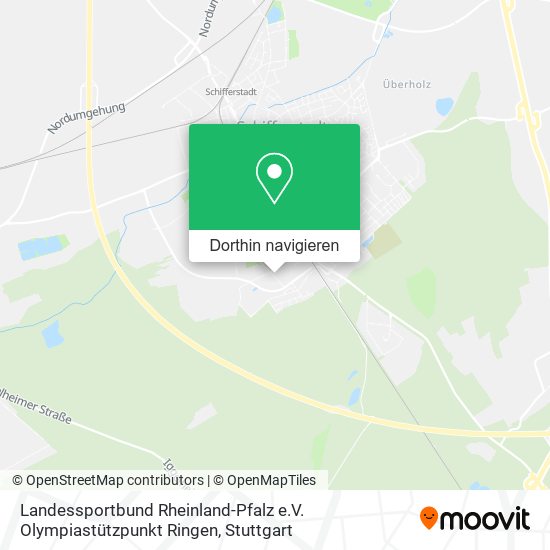 Landessportbund Rheinland-Pfalz e.V. Olympiastützpunkt Ringen Karte