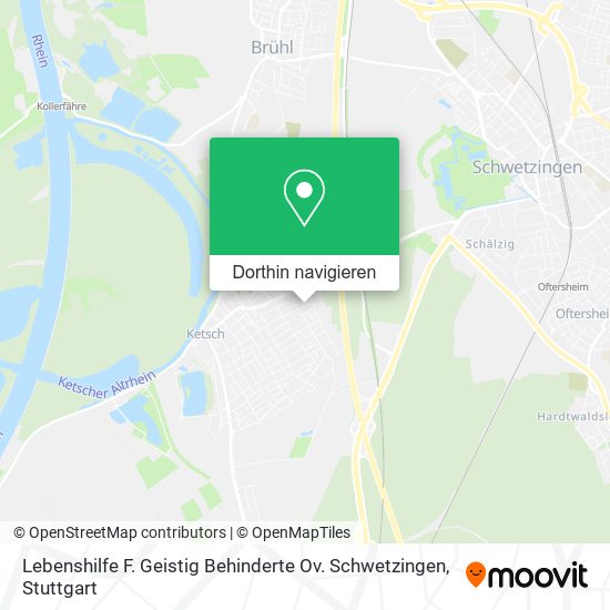 Lebenshilfe F. Geistig Behinderte Ov. Schwetzingen Karte