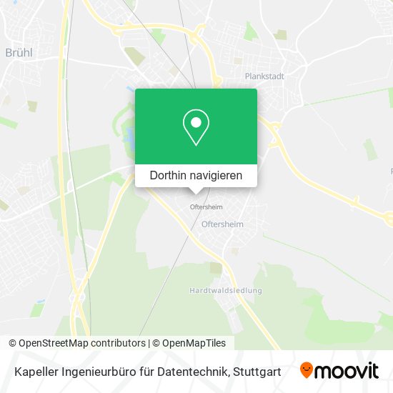Kapeller Ingenieurbüro für Datentechnik Karte