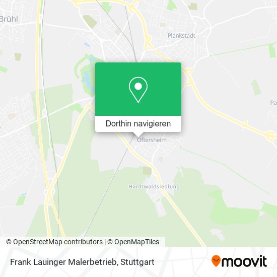 Frank Lauinger Malerbetrieb Karte