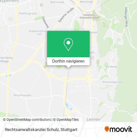 Rechtsanwaltskanzlei Schulz Karte