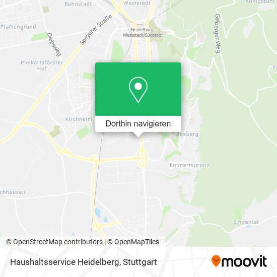Haushaltsservice Heidelberg Karte