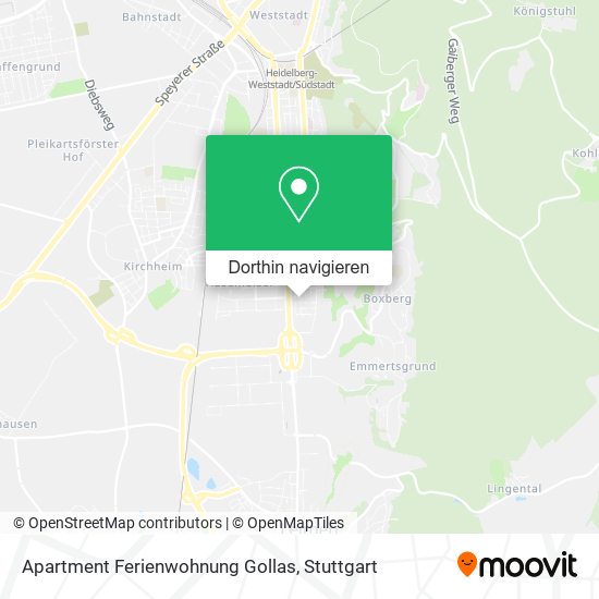 Apartment Ferienwohnung Gollas Karte