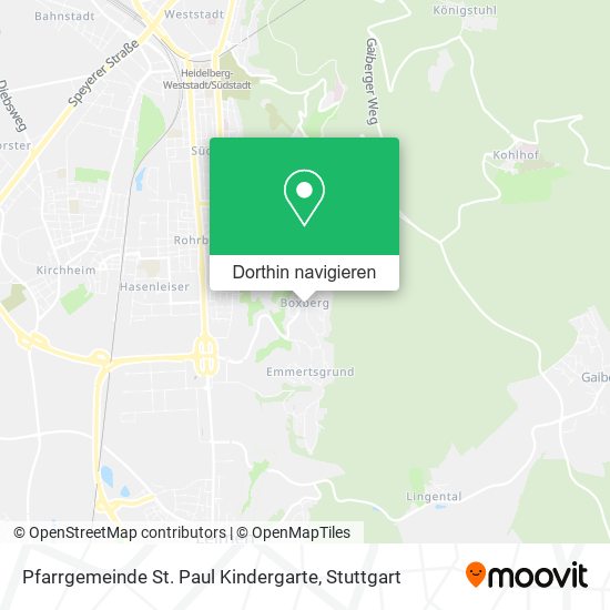 Pfarrgemeinde St. Paul Kindergarte Karte