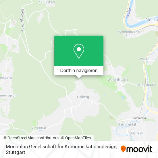 Monobloc Gesellschaft für Kommunikationsdesign Karte