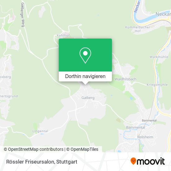 Rössler Friseursalon Karte
