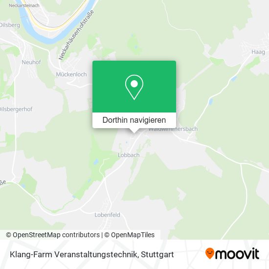Klang-Farm Veranstaltungstechnik Karte