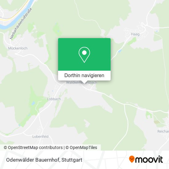 Odenwälder Bauernhof Karte