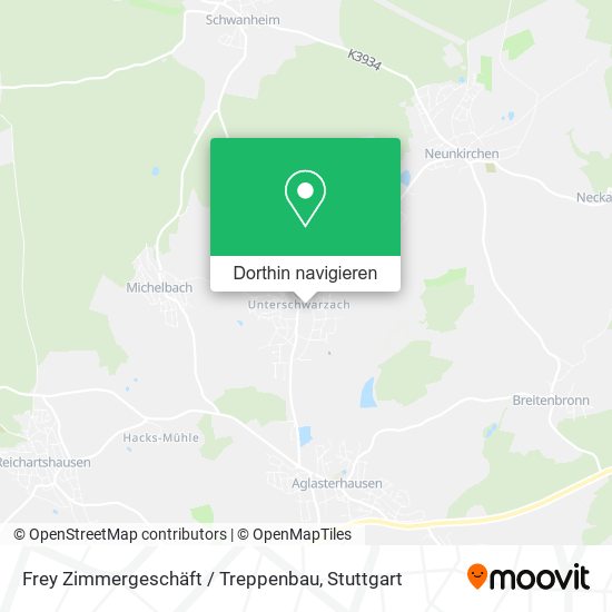 Frey Zimmergeschäft / Treppenbau Karte