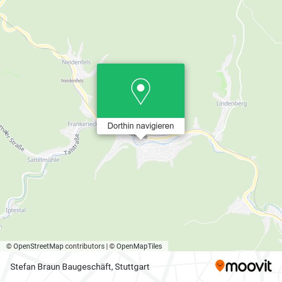 Stefan Braun Baugeschäft Karte
