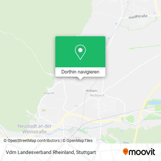 Vdm Landesverband Rheinland Karte