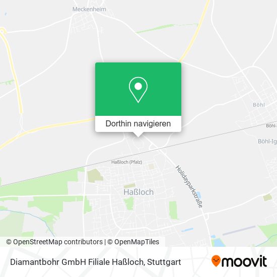 Diamantbohr GmbH Filiale Haßloch Karte