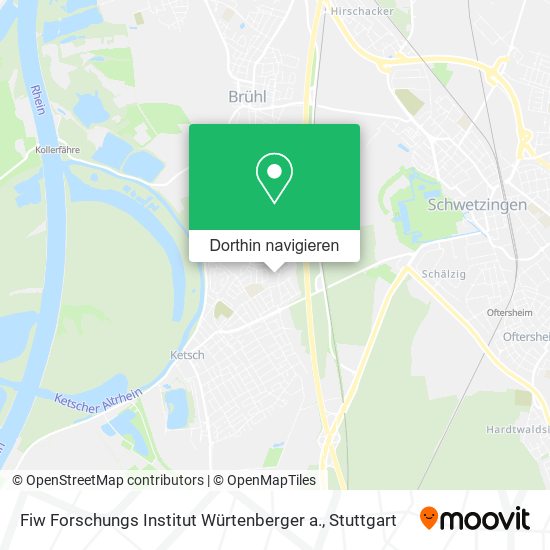 Fiw Forschungs Institut Würtenberger a. Karte