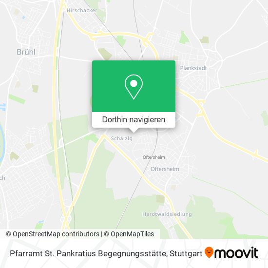 Pfarramt St. Pankratius Begegnungsstätte Karte