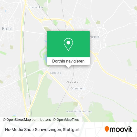 Hc-Media Shop Schwetzingen Karte