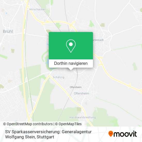 SV Sparkassenversicherung: Generalagentur Wolfgang Stein Karte