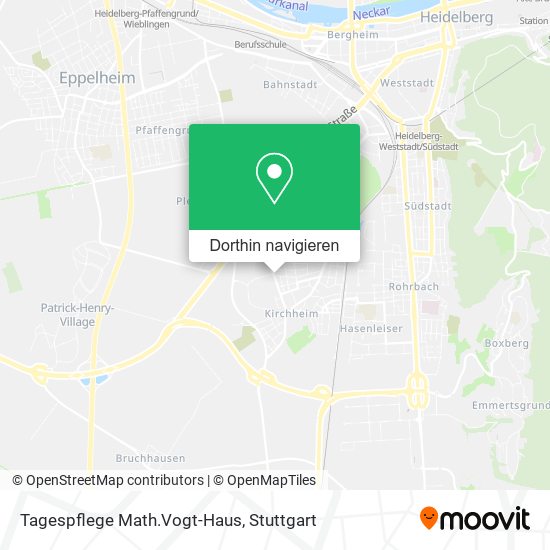 Tagespflege Math.Vogt-Haus Karte