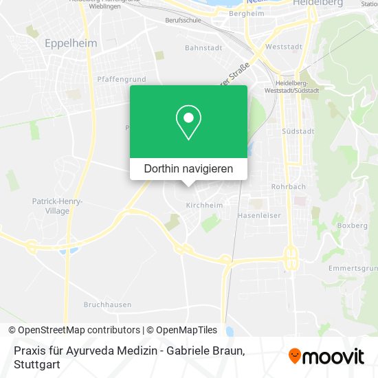 Praxis für Ayurveda Medizin - Gabriele Braun Karte