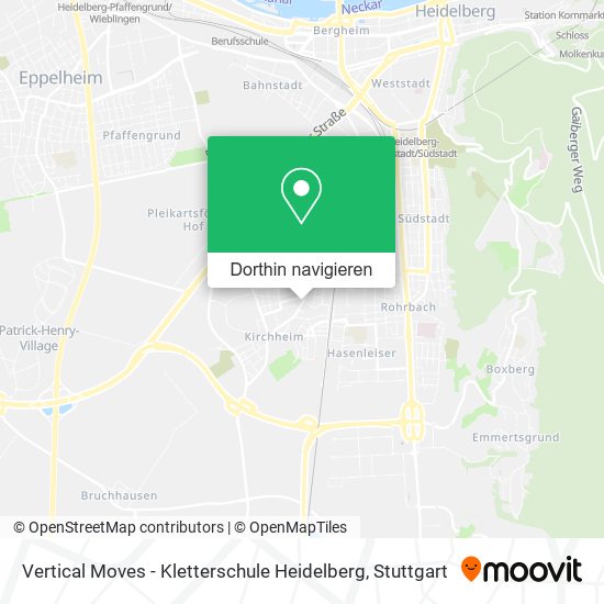 Vertical Moves - Kletterschule Heidelberg Karte