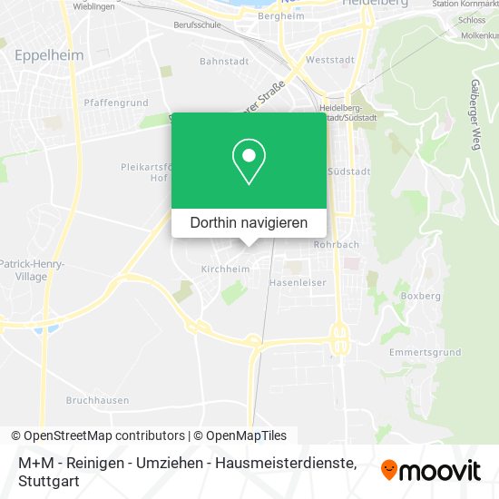 M+M - Reinigen - Umziehen - Hausmeisterdienste Karte