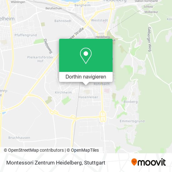 Montessori Zentrum Heidelberg Karte