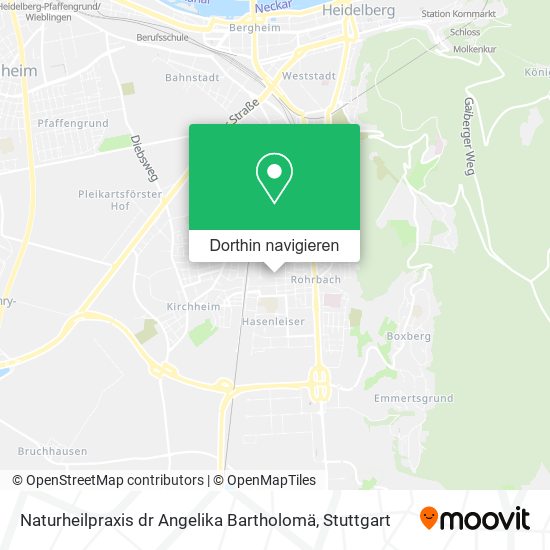 Naturheilpraxis dr Angelika Bartholomä Karte