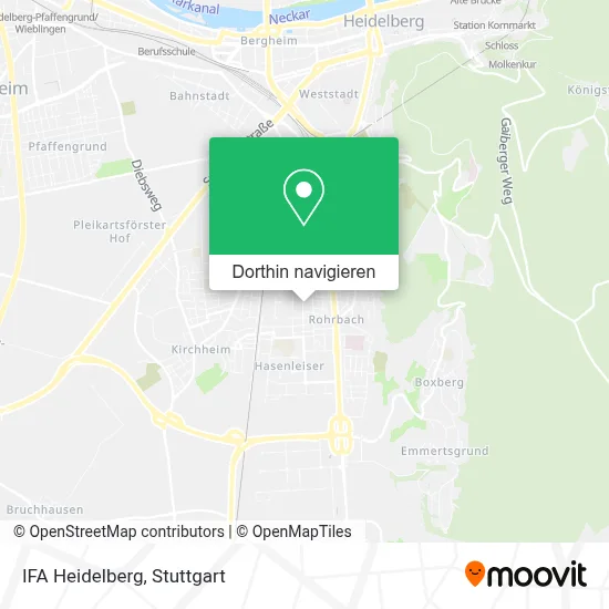 IFA Heidelberg Karte