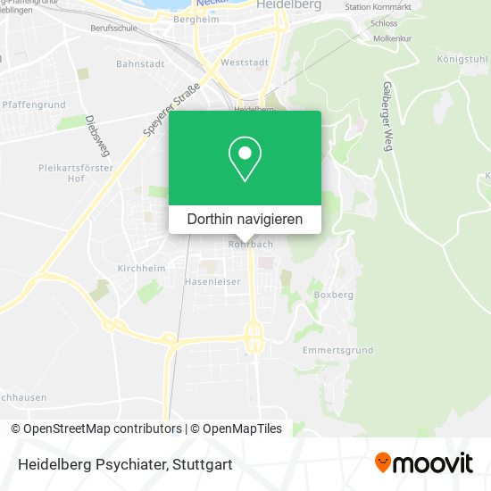 Heidelberg Psychiater Karte