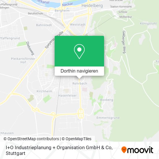 I+O Industrieplanung + Organisation GmbH & Co Karte