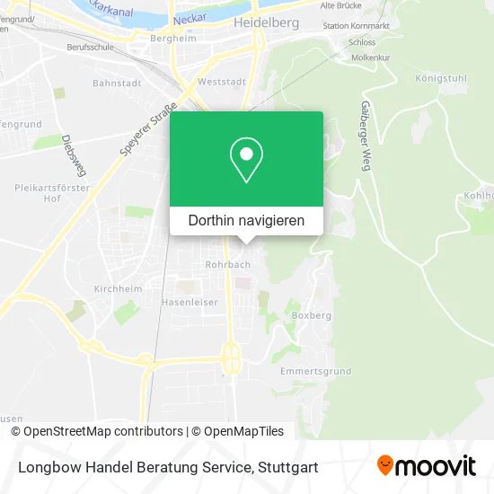 Longbow Handel Beratung Service Karte