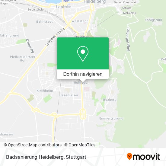 Badsanierung Heidelberg Karte