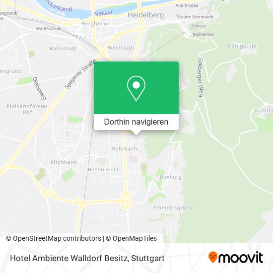 Hotel Ambiente Walldorf Besitz Karte