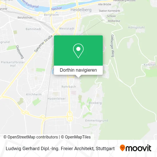 Ludwig Gerhard Dipl.-Ing. Freier Architekt Karte