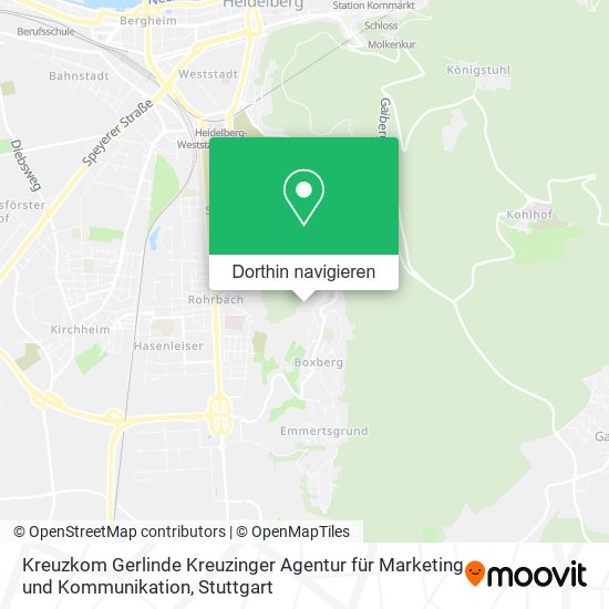 Kreuzkom Gerlinde Kreuzinger Agentur für Marketing und Kommunikation Karte