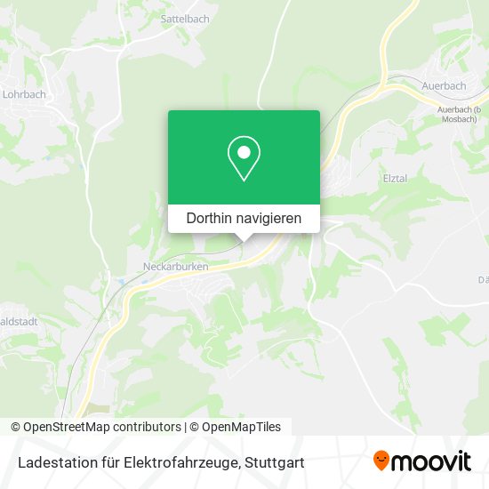 Ladestation für Elektrofahrzeuge Karte