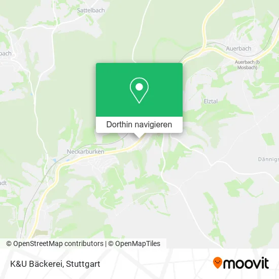 K&U Bäckerei Karte