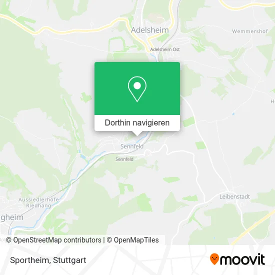 Sportheim Karte