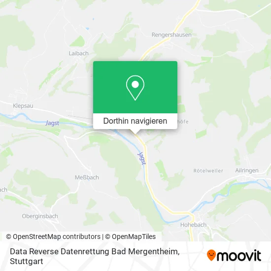 Data Reverse Datenrettung Bad Mergentheim Karte
