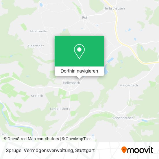 Sprügel Vermögensverwaltung Karte