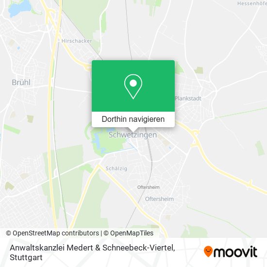 Anwaltskanzlei Medert & Schneebeck-Viertel Karte