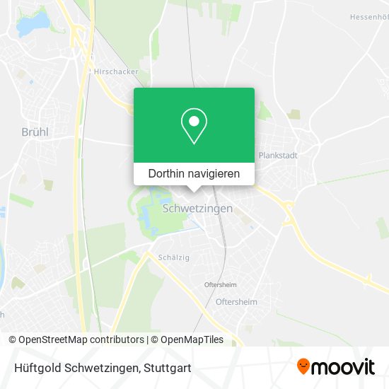 Hüftgold Schwetzingen Karte