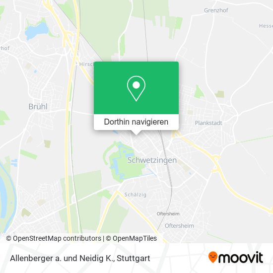 Allenberger a. und Neidig K. Karte