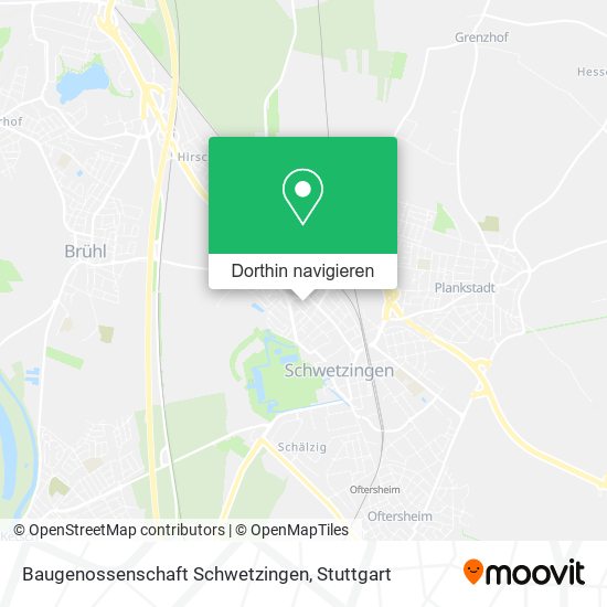 Baugenossenschaft Schwetzingen Karte