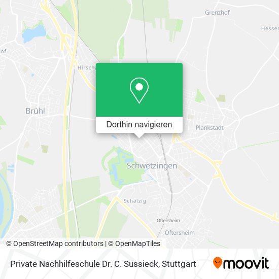 Private Nachhilfeschule Dr. C. Sussieck Karte