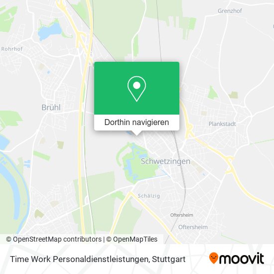 Time Work Personaldienstleistungen Karte