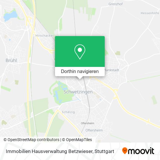 Immobilien Hausverwaltung Betzwieser Karte