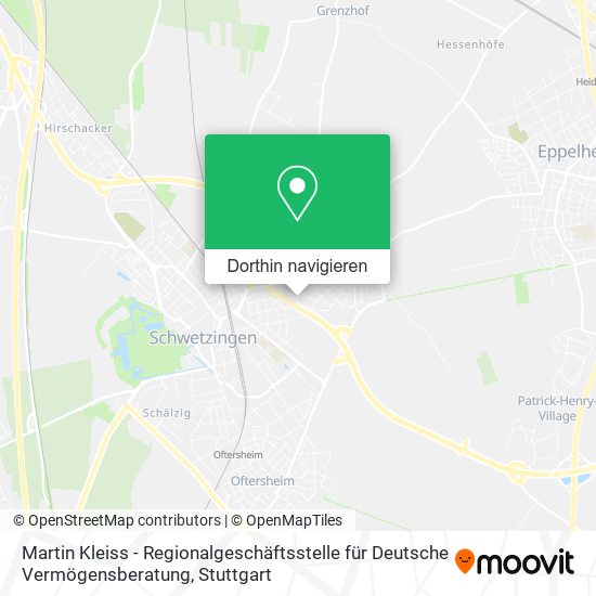Martin Kleiss - Regionalgeschäftsstelle für Deutsche Vermögensberatung Karte