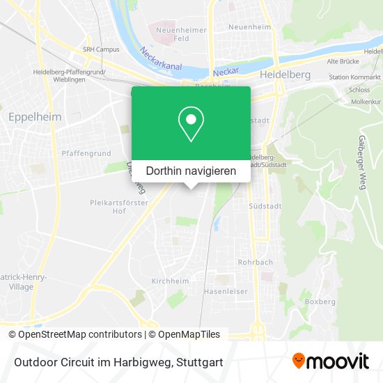 Outdoor Circuit im Harbigweg Karte