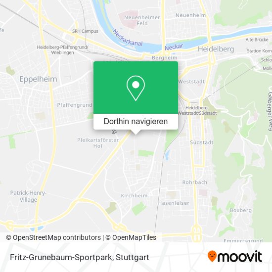 Fritz-Grunebaum-Sportpark Karte