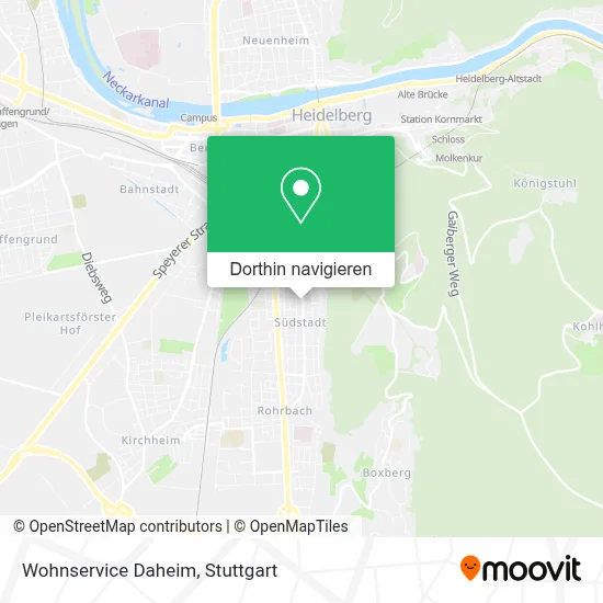 Wohnservice Daheim Karte